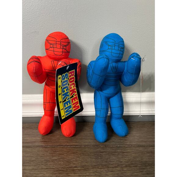 Red & Blue Rock’em Sock’em‎ Robots Plush